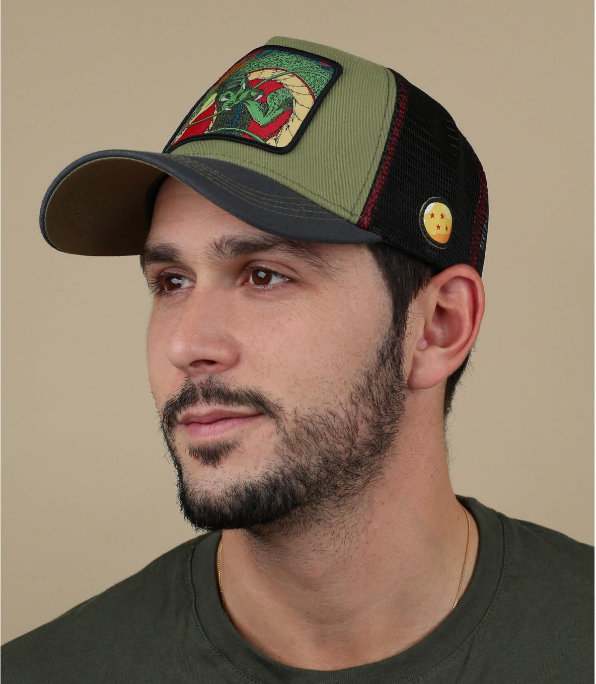 DBZ Shenron trucker verde Trucker DBZ Shenron